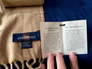 Sciarpa Colombo Cashmere Beige