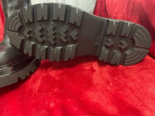 Inuovo Anfibi N 38 Nero nuovi  Pelle