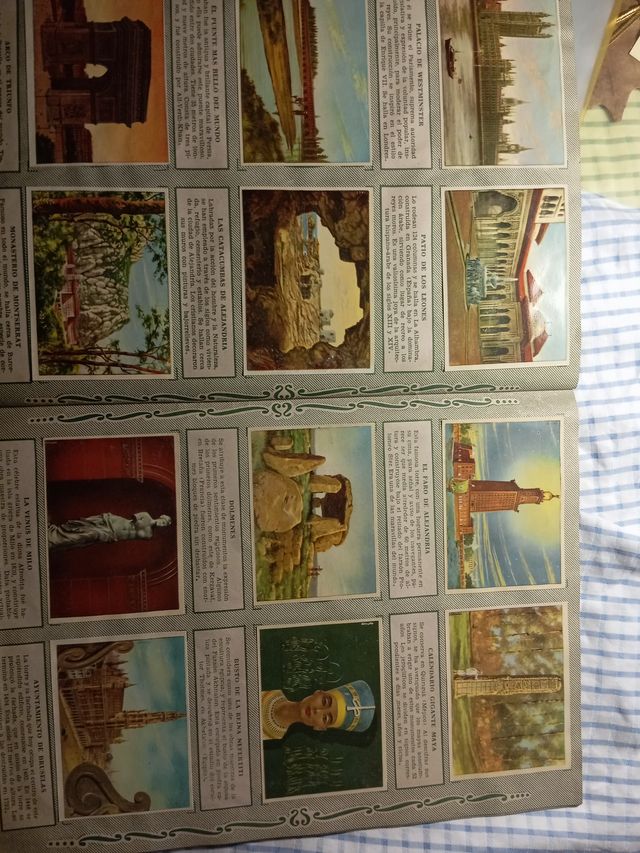 Álbum de Cromos Maravillas del Mundo