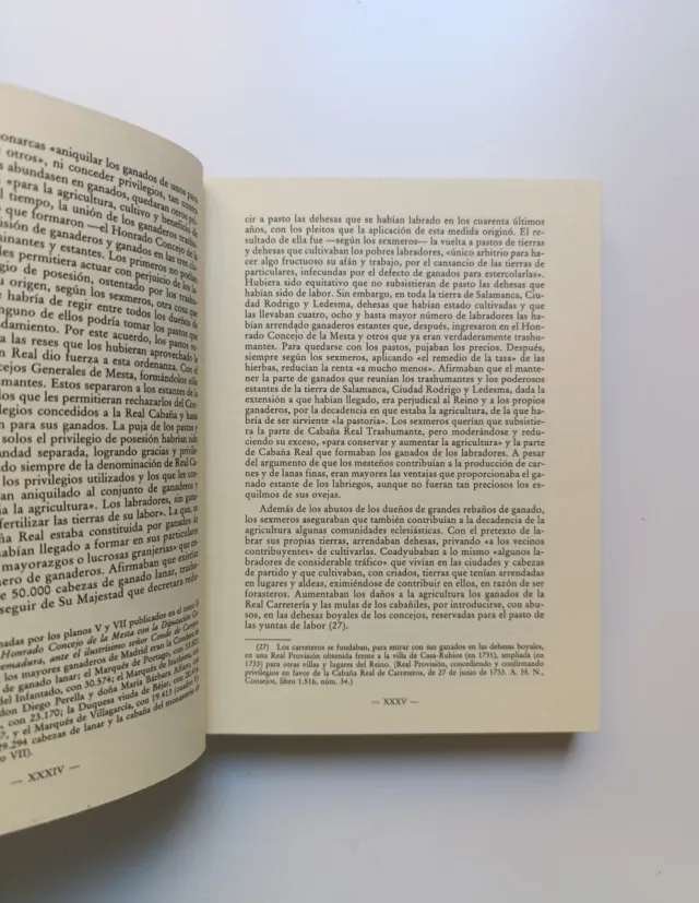 Informes en el expediente de Ley Agraria (1768).