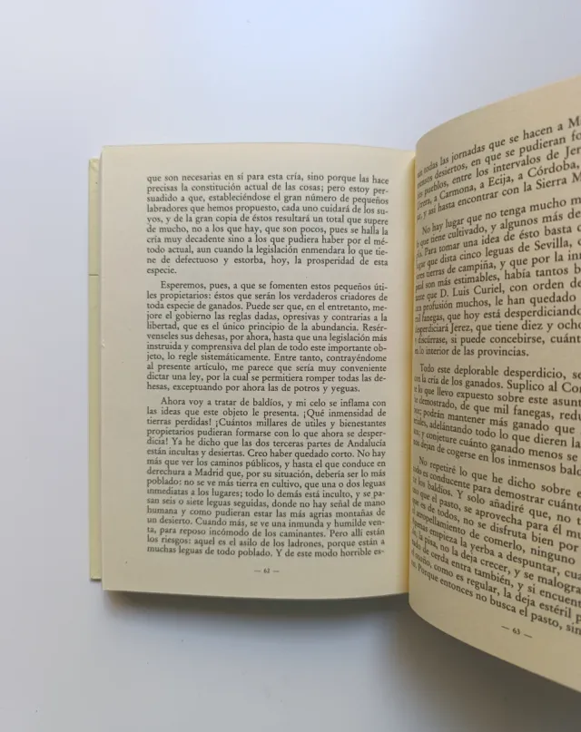 Informes en el expediente de Ley Agraria (1768).