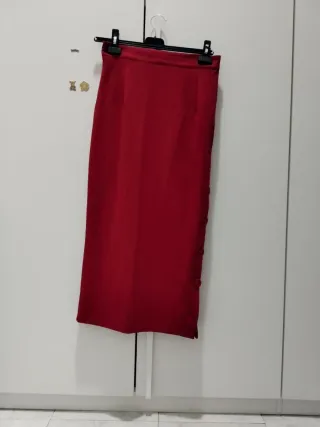 Gonna lunga Rinascimento rossa