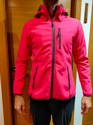 Chaqueta deportiva de chica, tacto neopreno