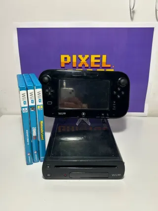 CONSOLE Nintendo Wii U 32GB Nera + 3 Giochi
