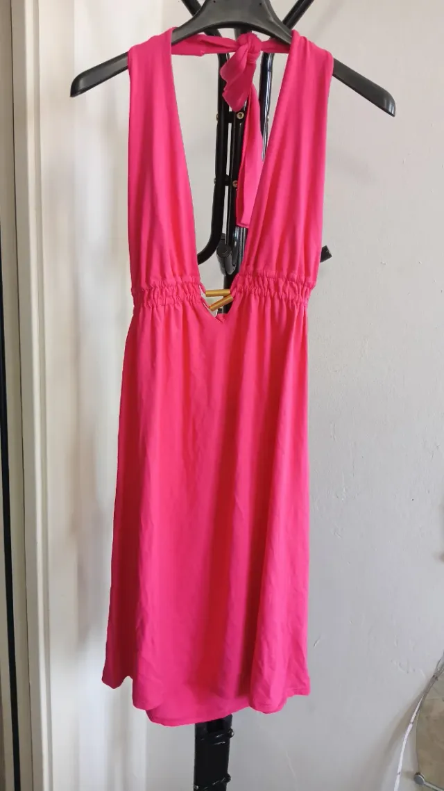 Vestito donna fucsia