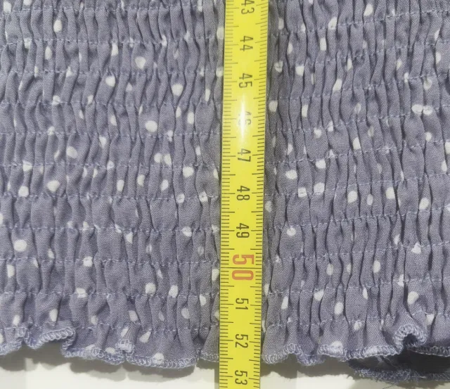 Blusa Peplum Lunares Lila y Blanco