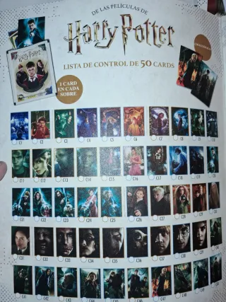 Álbum Cromos Harry Potter Panini