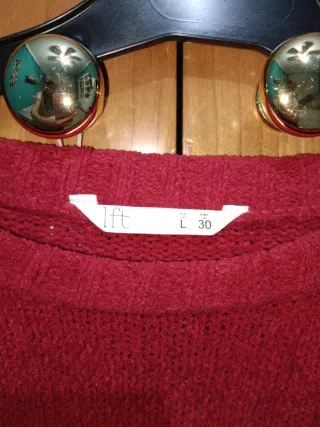 Jersey de punto rojo