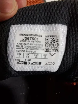 Zapatillas Merrell Trail Running Talla 40