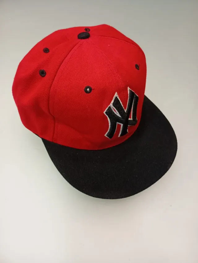 Gorra NY New Era Roja y Negra