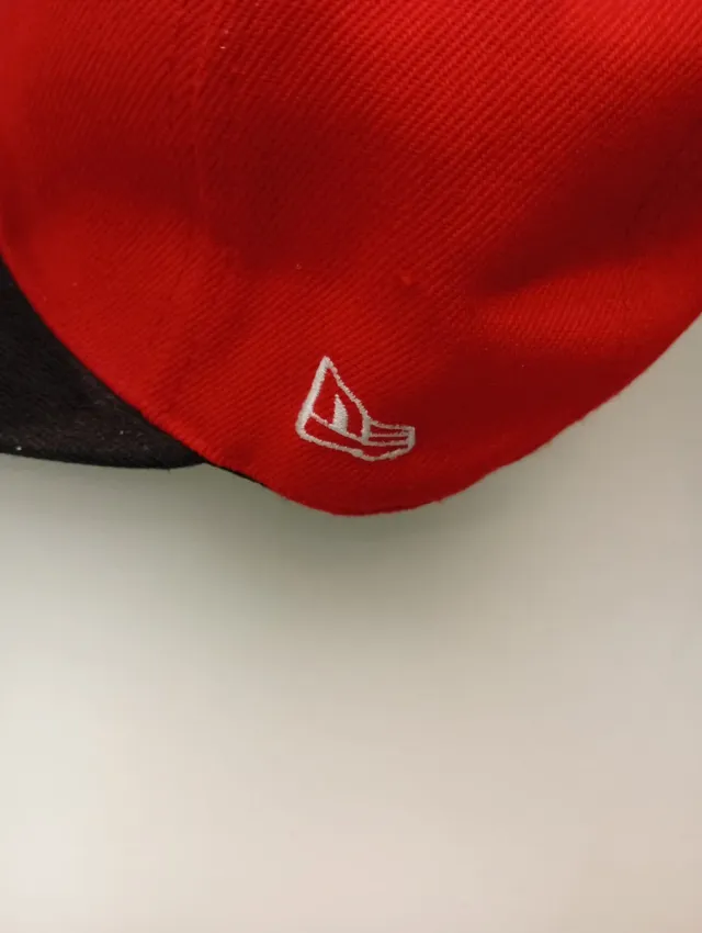 Gorra NY New Era Roja y Negra
