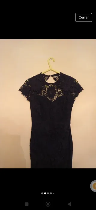 Vestido Negro Fiesta Encaje