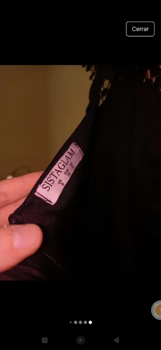 Vestido Negro Fiesta Encaje