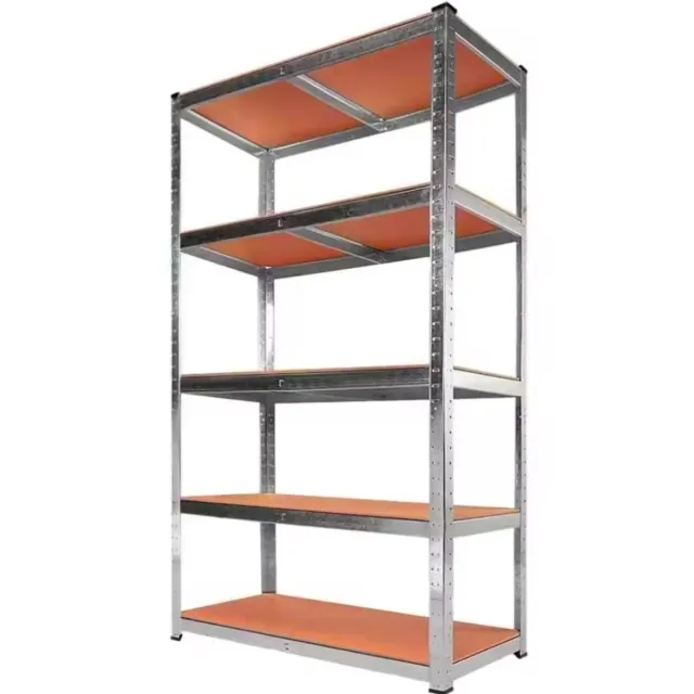 Estantería Metálica 5 Niveles Madera