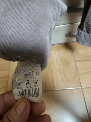 Camisa Scalpers Marrón talla 41