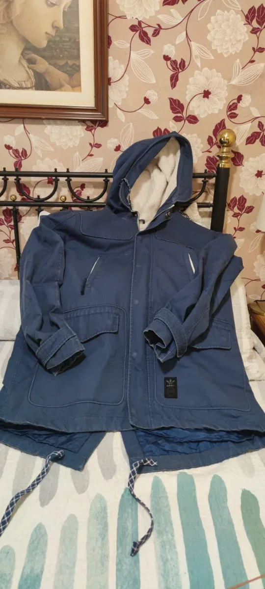 Abrigo Adidas Azul Talla xl