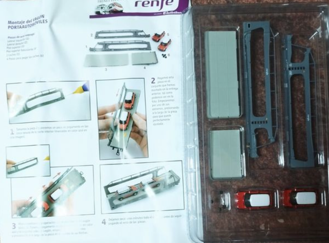 Vagón Transporte Coches Amarillo