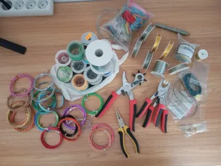 Lote abalorios para pulseras y bisutería