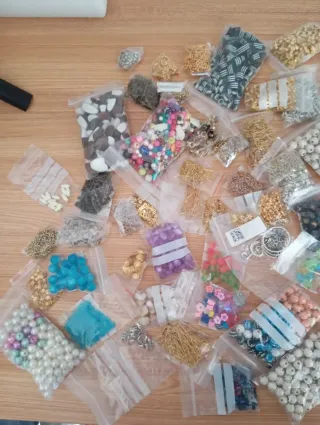 Lote abalorios para pulseras y bisutería