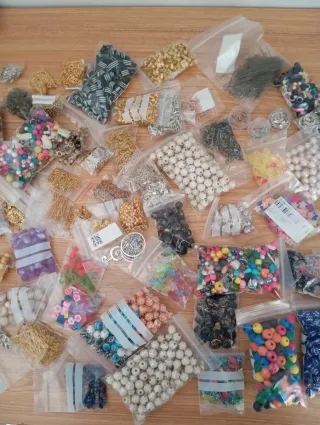 Lote abalorios para pulseras y bisutería