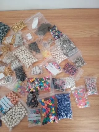 Lote abalorios para pulseras y bisutería