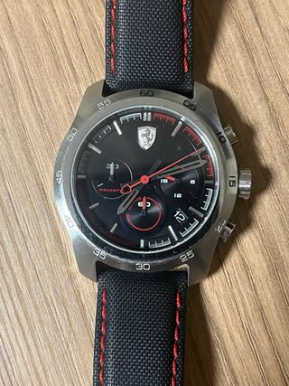 Reloj Ferrari Cronógrafo Negro y Rojo