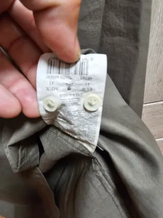 Camisa Scalpers verde oliva talla 41