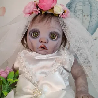 Muñeca Reborn Novia Cadáver