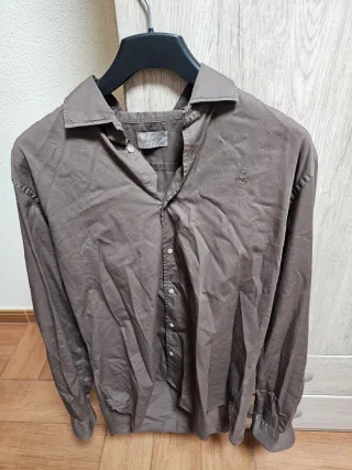 Camisa Scalpers Marrón talla 41