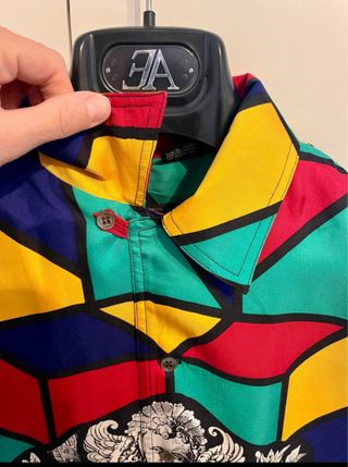 Camicia Timney Fowler Seta Multicolor Vintage