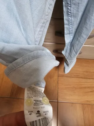 Camisa Scalpers Azul Talla 41