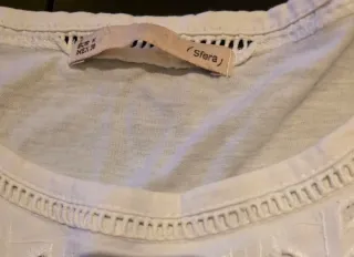 Camiseta sin mangas blanca Talla M