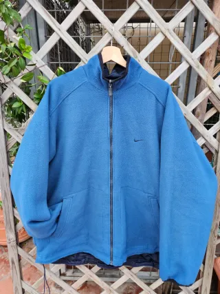 Giacca Nike Vintage Double Face Blu/Nero