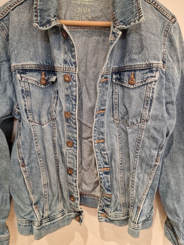 Cazadora vaquera Lefties azul Talla M