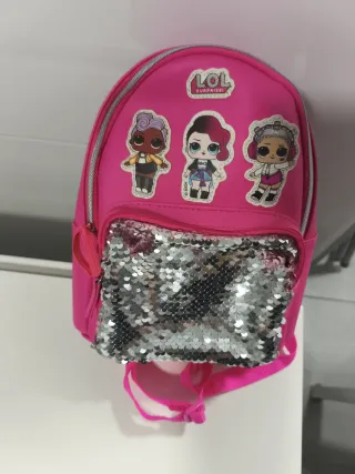 Mochila LOL Surprise Niña Rosa Lentejuelas