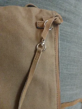 Bolso de flecos marrón