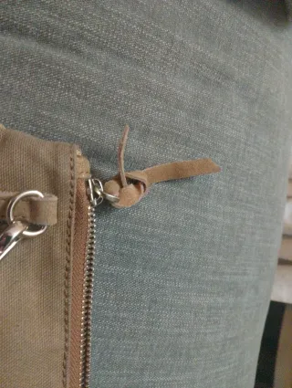 Bolso de flecos marrón