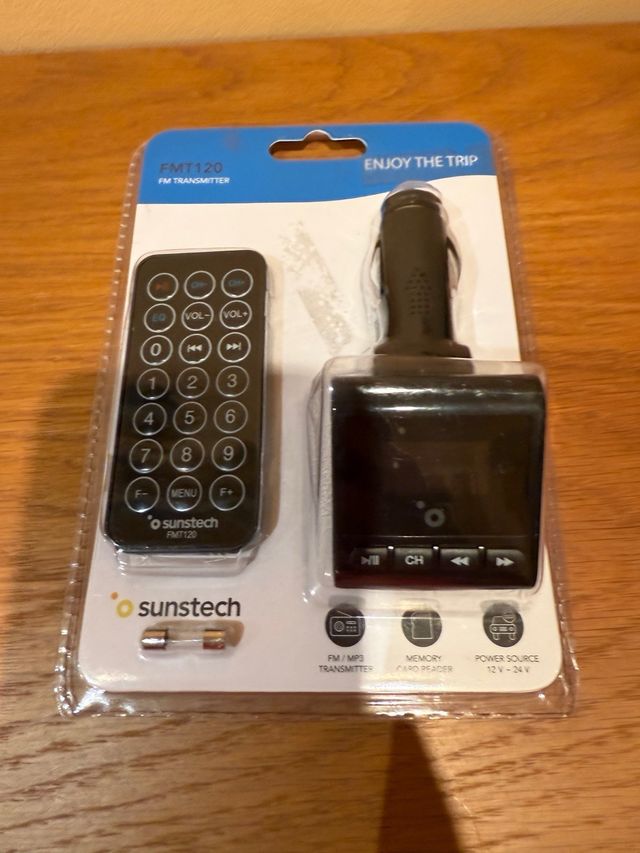 Transmisor FM Sunstech FMT120 Bluetooth