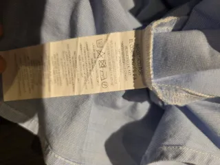 Camisa azul claro talla 40 (M)