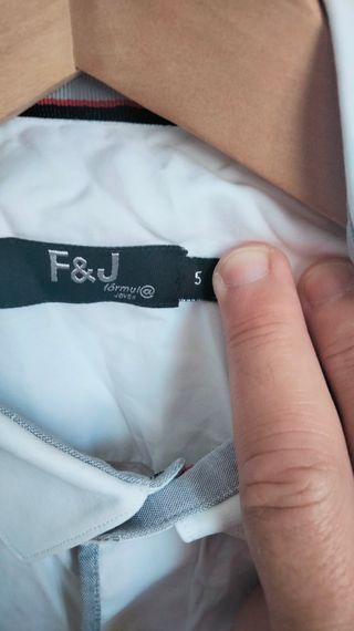 Camisa Blanca Fórmula Joven