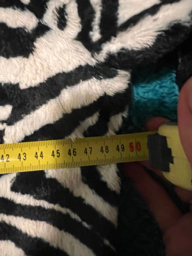 Chaqueta Cortefiel Peluche Cebra Talla 42/44