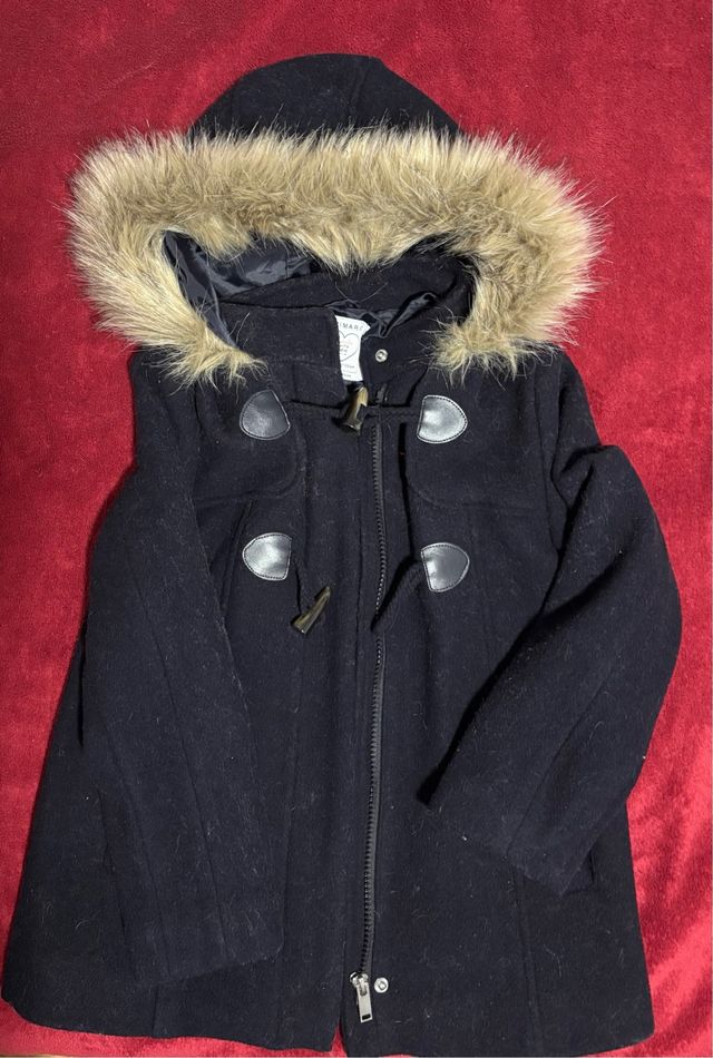 Abrigo Primark con capucha talla 6/7