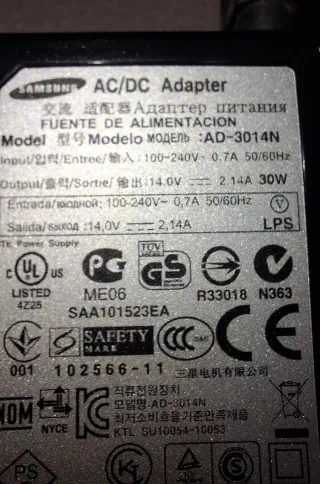 Alimentatore Samsung AD-3014N