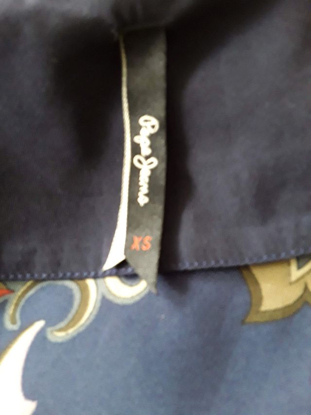 Vestido Pepe Jeans azul talla XS