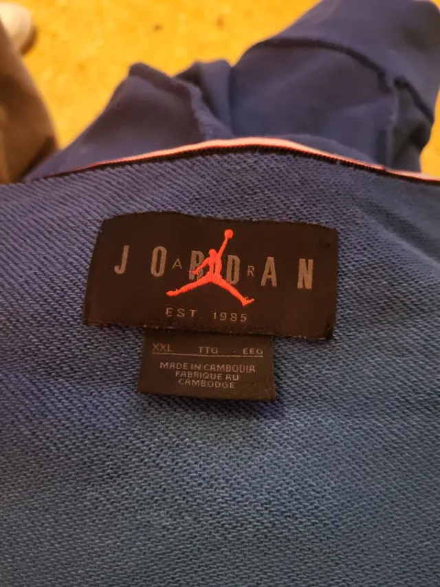Sudadera Jordan Azul Talla XXL
