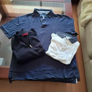 Lote 3 polos Tommy Hilfiger