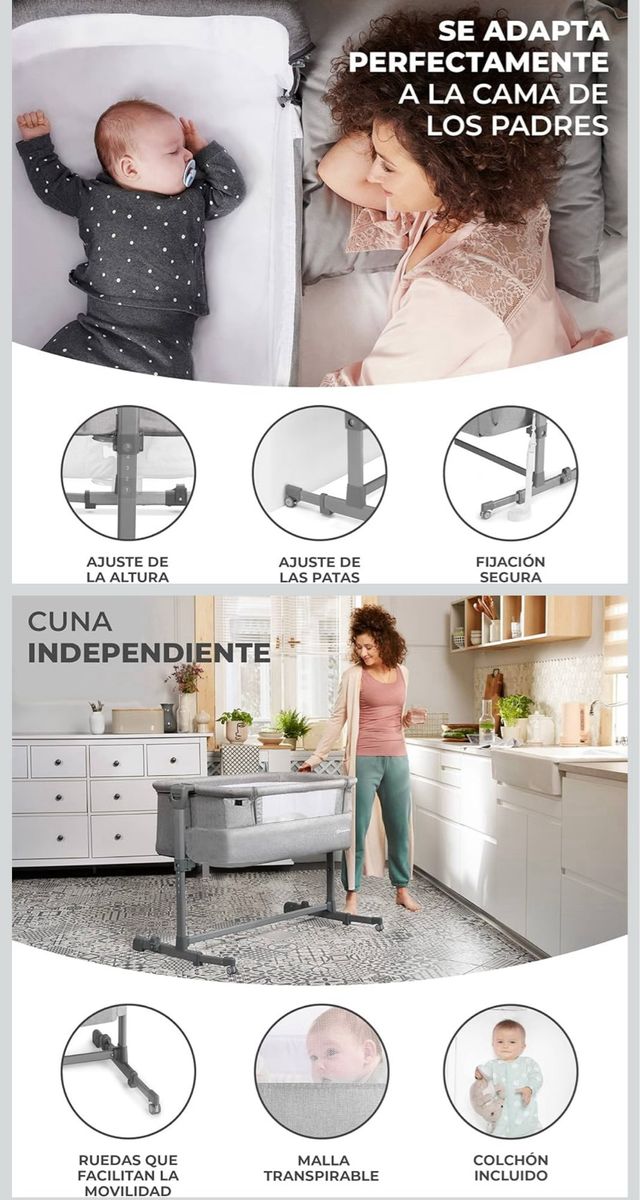 Minicuna colecho Kinderkraft