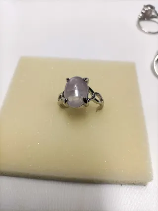 Lote 3 Anillos Acero y Piedra Natural  1-6€-3-15€