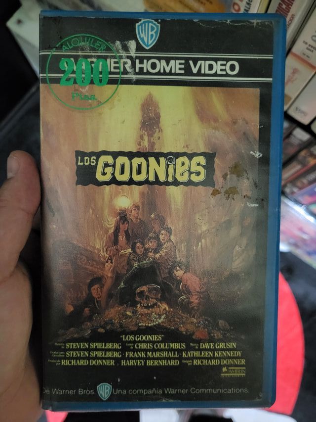 VHS Los Goonies 1ª Edición Videoclub