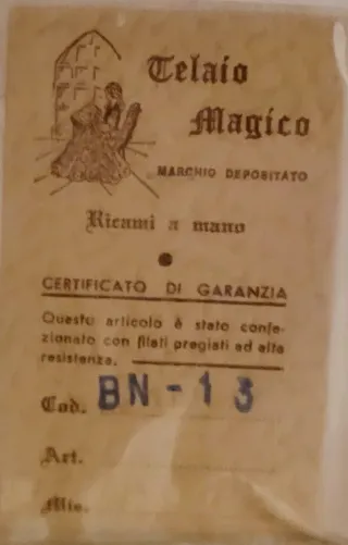 Lenzuola ricamate a mano